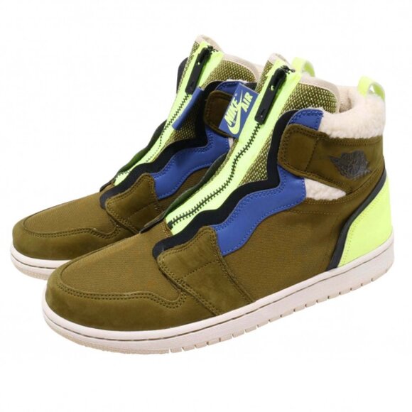 NEW NIKE Air Jordan High Zip Up Leather Shoes K698